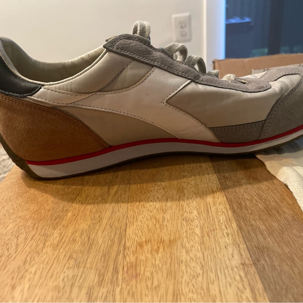 Diadora Heritage Equipe Gray and White size 11-11.5 - Picture 8 of 10